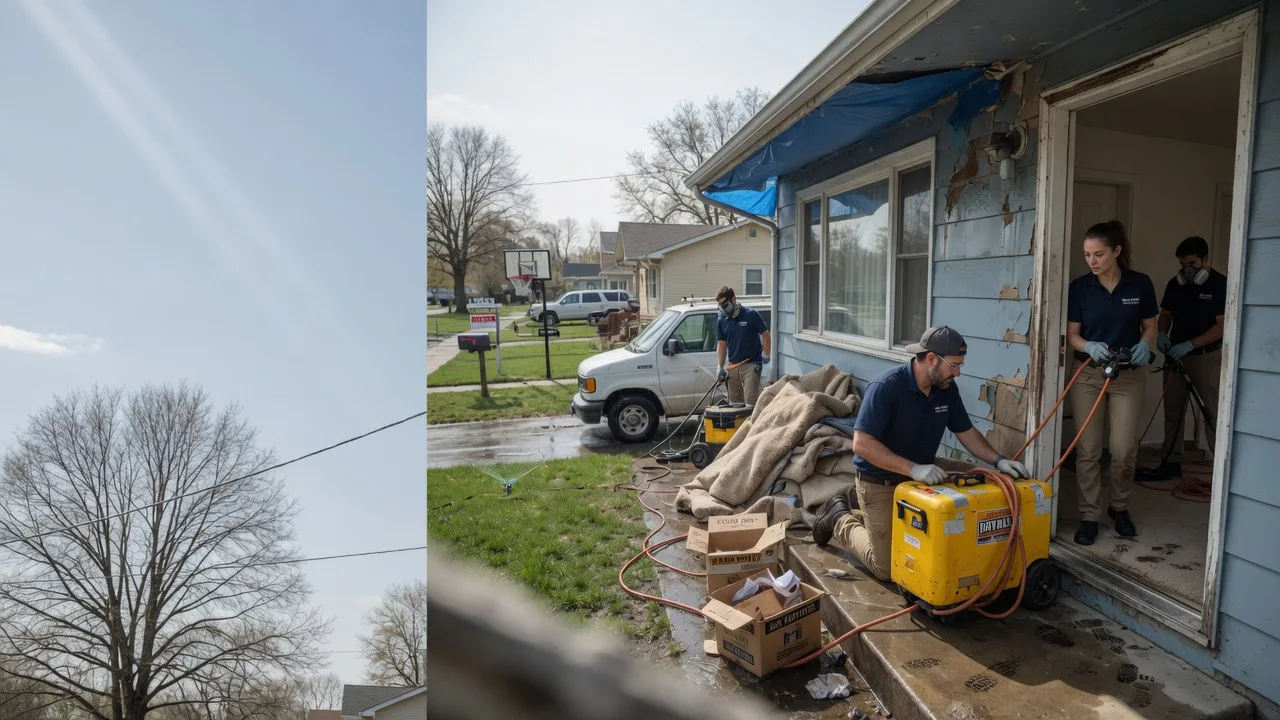 Basement Flood Cleanup in Penasco, NM near me
